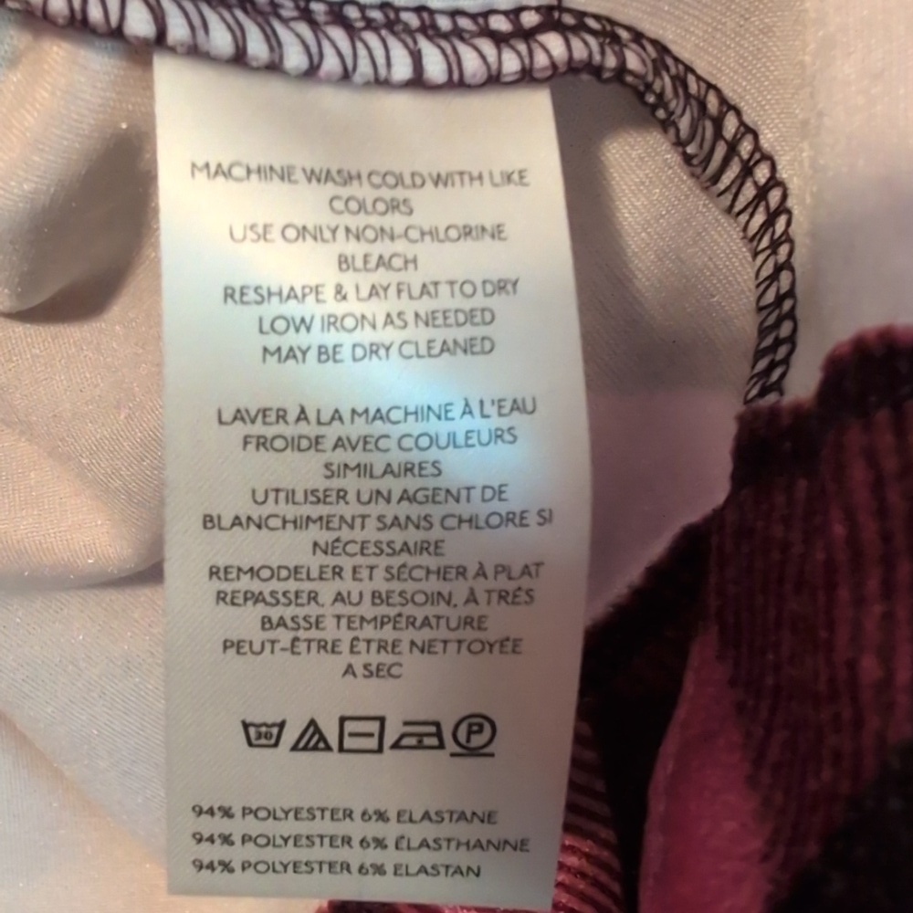 Maeve Velvet Babydoll Pink and Maroon Plaid Top NWT - Picture 3 of 4